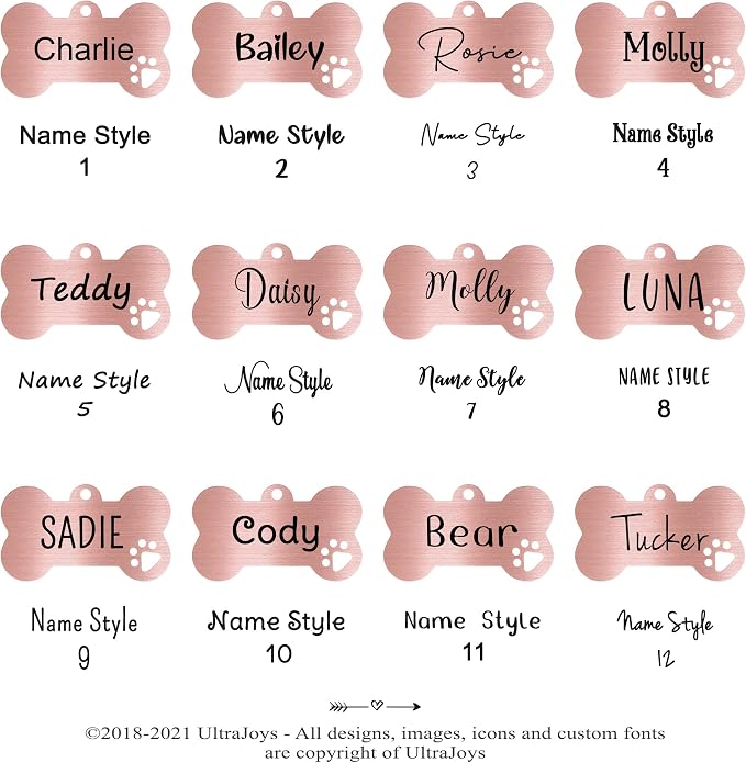 Ultra Joys Dog Tags Personalized - Image 4