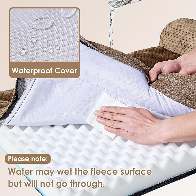 EHEYCIGA Orthopedic Dog Bed Medium Size Dogs, Memory Foam Dog Bed - Image 3