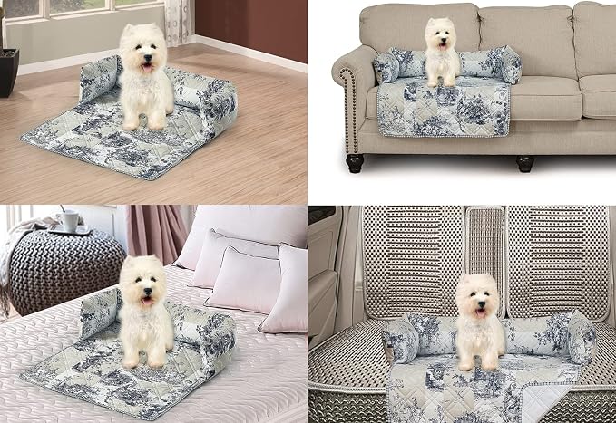 Brilliant Sunshine Quilted Calming Dog Bed Mat, Removable Washable Cover - Image 8