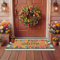 Tinideya 2 Pcs Door Mat Welcome Non Slip Coir Mats Floor Layering Doormats by Tinideya