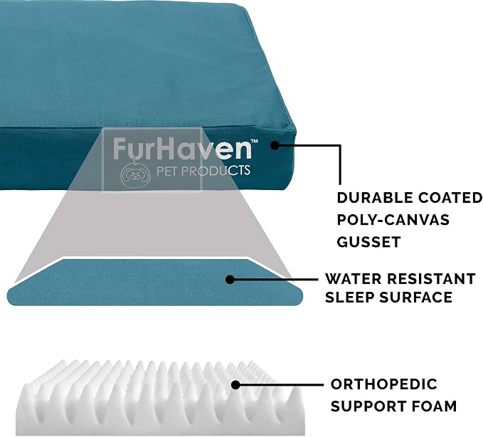 Furhaven Indoor/Outdoor Logo Oxford Polycanvas Mattress - Image 4