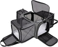 BAGLHER Cat Carrier Bag, Airline Approved Pet Carrier Soft Side Pet Travel 5 by BAGLHER