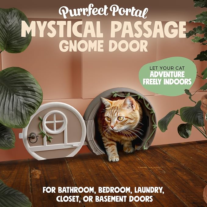 Gnome® Door Cat Door for Interior Doors - Image 2