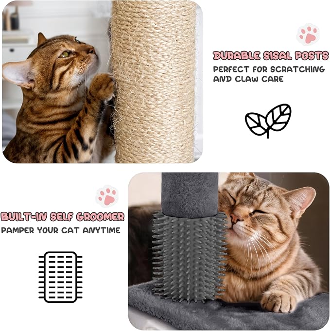 MoNiBloom 54 Inch Cat Tree Tower - Image 6