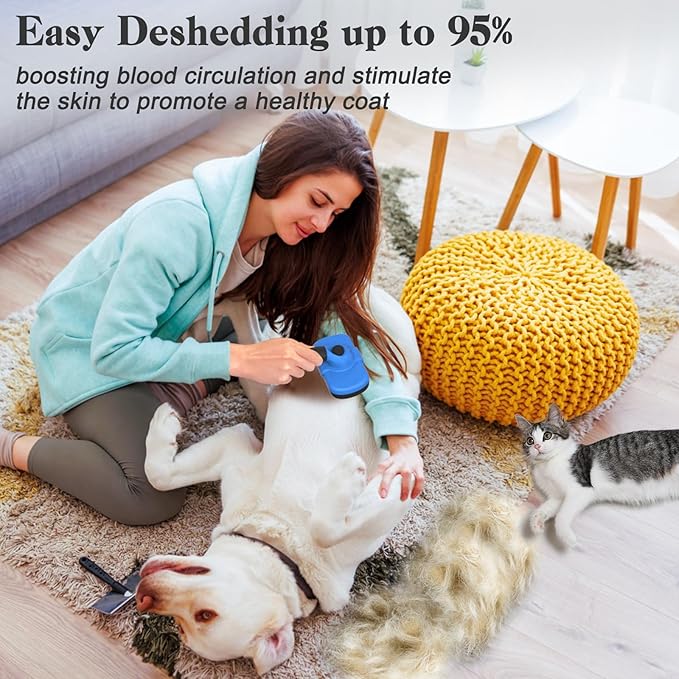 Self-Cleaning Brush for Pet Deshedding - Image 5