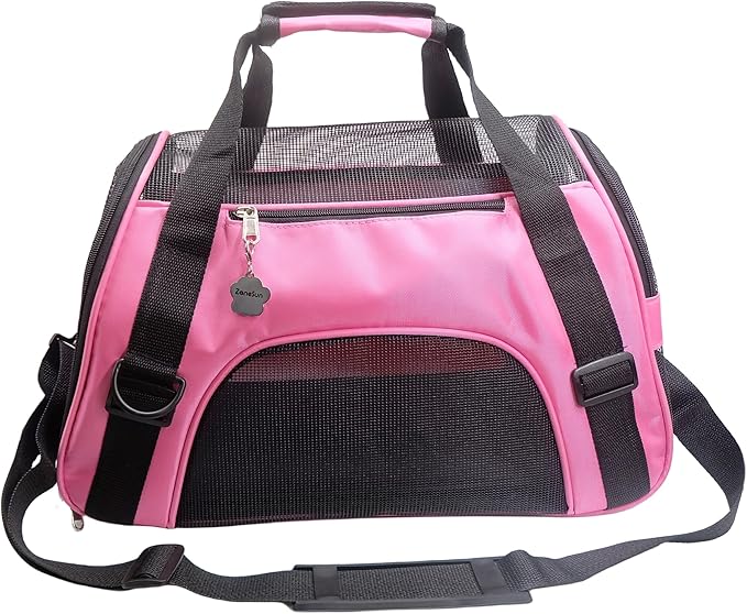 Cat Carrier, Soft-Sided Pet Travel Carrier by ZaneSun
