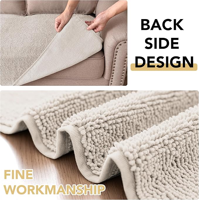 H.VERSAILTEX Non Slip Pet Couch Cover Chenille Dog Bed Protector Thick Soft - Image 7