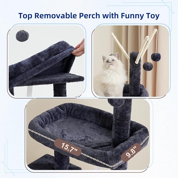 Cat Tree for Indoor Cats, Cat Tower - Image 2