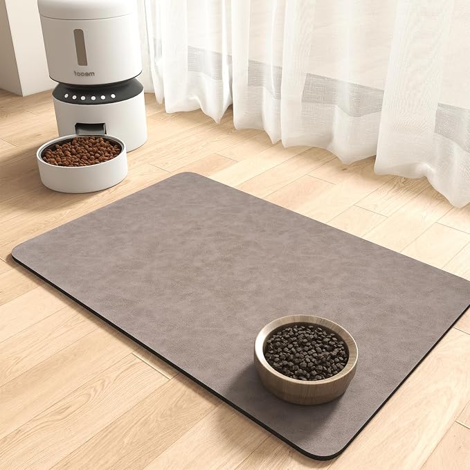 MontVoo-Absorbent Pet Feeding Mat-No Stains Pet Mat by MontVoo