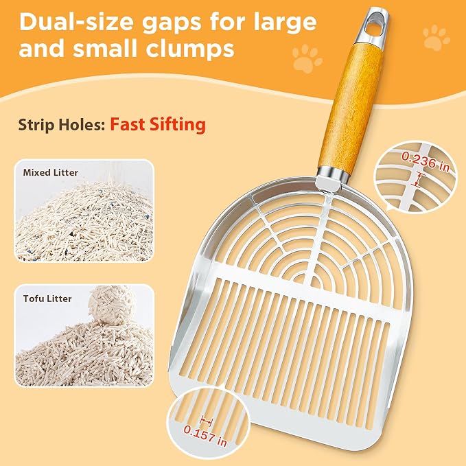 Cat Litter Scoop, Litter Scooper, Metal Cat Litter Scoop, Stainless Steel Cat - Image 4