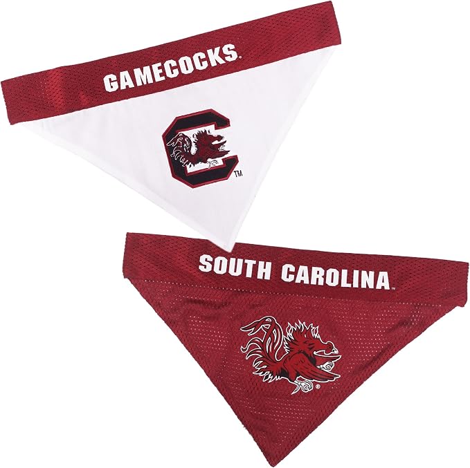 Pets First Collegiate Pet Accessories, Reversible Bandana, South Carolina - Image 6