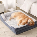 Orthopedic Dog Bed for Large Dogs, Egg Crate Foam Bed for Large Dogs, Equipped by LEXTRO