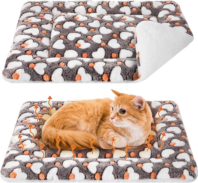VitalCozy 2 Pack Self Warming Cat Mat Self Heating Pad Bed Reversible Machine by VitalCozy