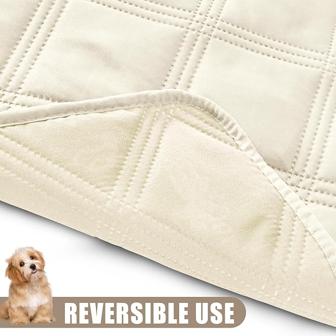 Smiry Waterproof Dog Bed Cover Blanket 52x82, Soft Reversible Pet Blanket - Image 3