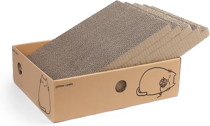 PrimePets Cat Scratcher, Wide Cat Scratch Pad by PrimePets