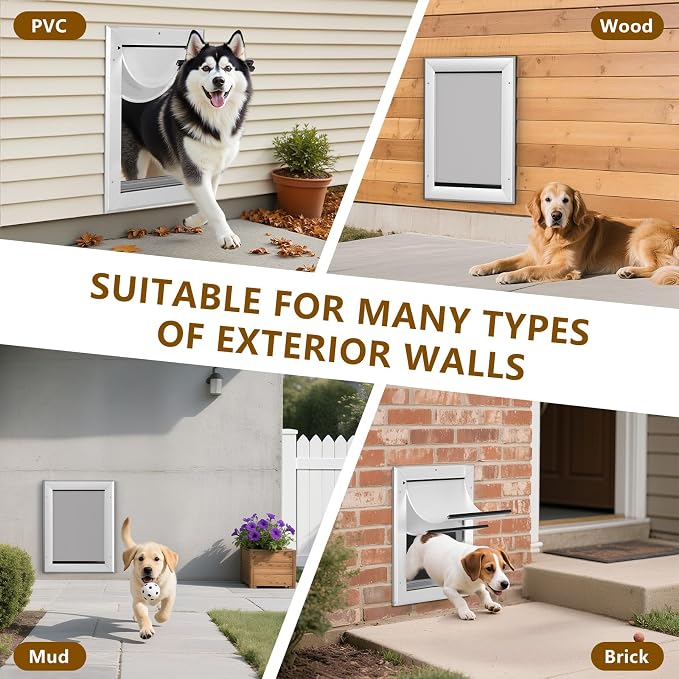 Ownpets Aluminum Large Dog Door - Image 2