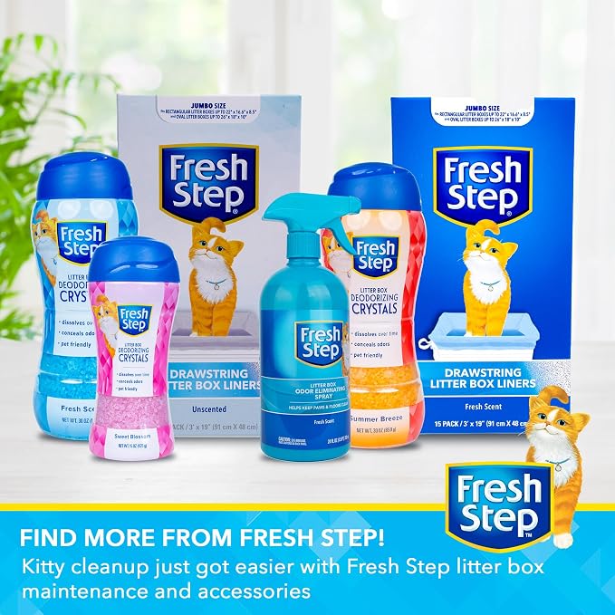 Fresh Step Cat Litter Crystals Deodorizer, Non Toxic Odor Neutralizing Crystals - Image 6