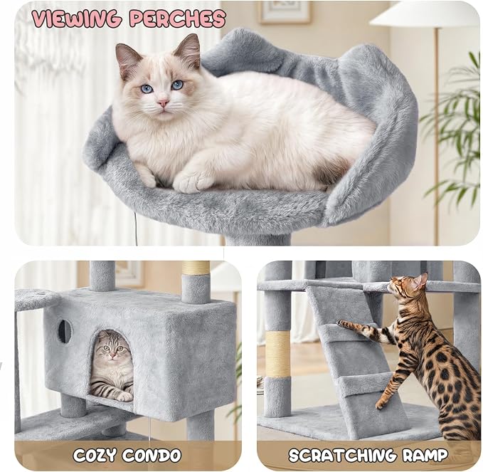 MoNiBloom 70 Inch Cat Tree Tower - Image 7
