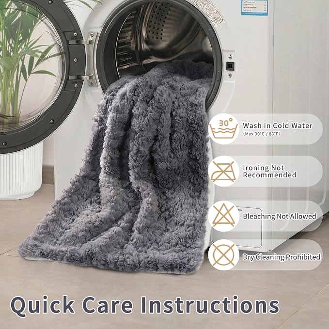 Cat Blanket for Indoor Cats Ultra-Soft Plush Small Blanket Machine Washable - Image 7