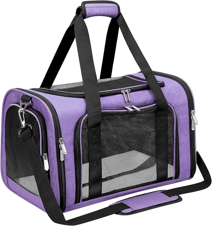 Soft-Sided Cat/Dog/Pet Carrier, Collapsible Pets Travel Carriers by Unknown