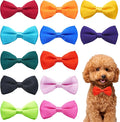 PET SHOW 12 Colors Plain Small Dogs Collar Embellishment Attachment Bow Ties by PETSHOW