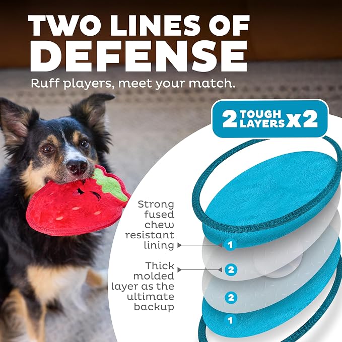 Outward Hound Tough Skinz Durable Squeaky Dog Toy - Image 2
