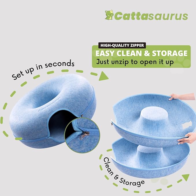 Cattasaurus Peekaboo Cat Cave Donut - Image 5