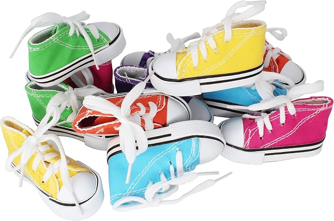 Bonka Bird Toys Pk12 Mini Sneakers 3" Long by 1.50" High by 1.25" Wide Parrot - Image 5