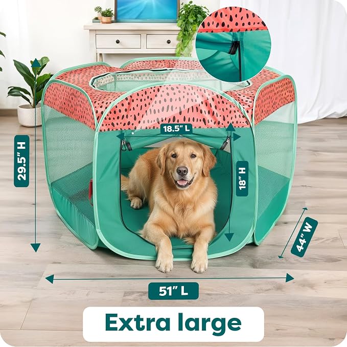 FurHaven Portable Pet Playpen for Dogs & Cats, Indoor Kitten Playpen - Image 3