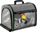 Suertree Bird Carrier Bag Bird Travel Cage Indestructible Stainless Steel Mesh by Suertree