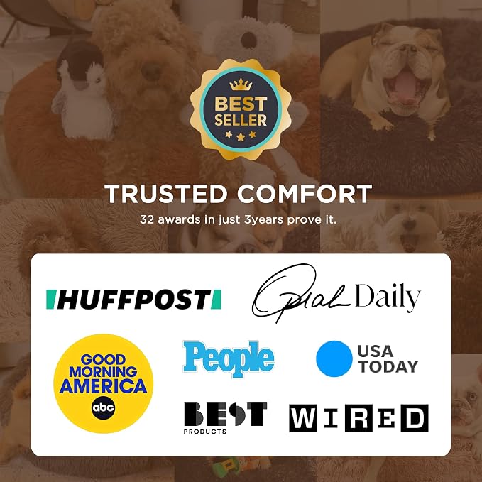 Bedsure Calming Dog Bed for Small Dogs - Image 6