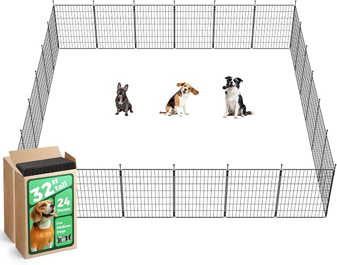 FXW MiniPaws Unleashed Dog Playpen, Expandable & Portable Design by FXW