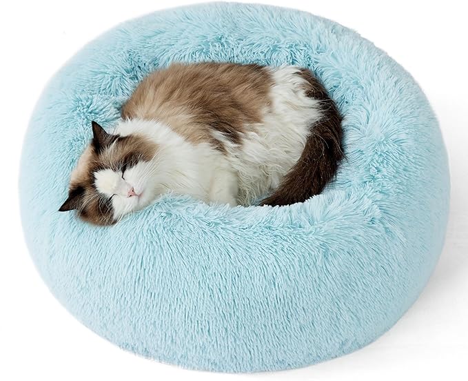 Bedsure Calming Cat Beds for Indoor Cats by BEDSURE