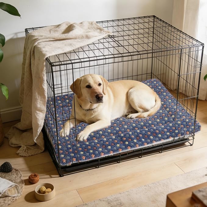 Mora Pets Dog Bed Crate Pad Ultra Soft Pet Bed - Image 3