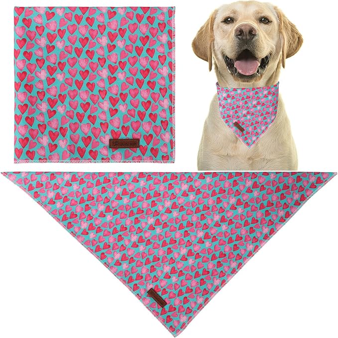 Valentine Dog Bandana - Image 3