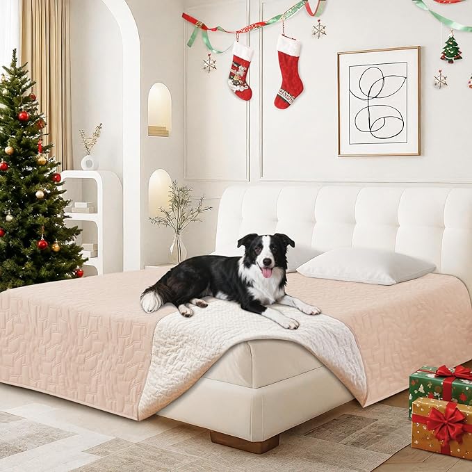 Waterproof Dog Bed Cover Pet Blanket, Soft Couch Cover by CYCMACOHOME