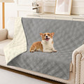 hyha Waterproof Dog Blanket, Reversible Pet Bed Blanket, Soft Sofa Couch Cover by hyha