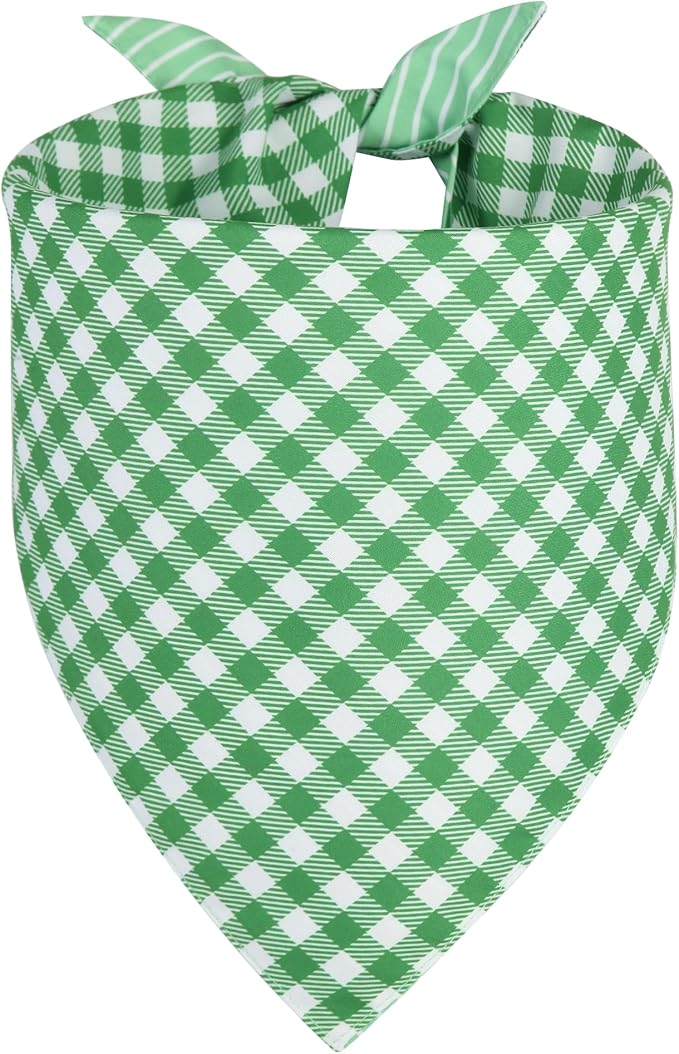 Dog Bandana Green XLarge 1PCS, Summer Spring Scarf by Unknown