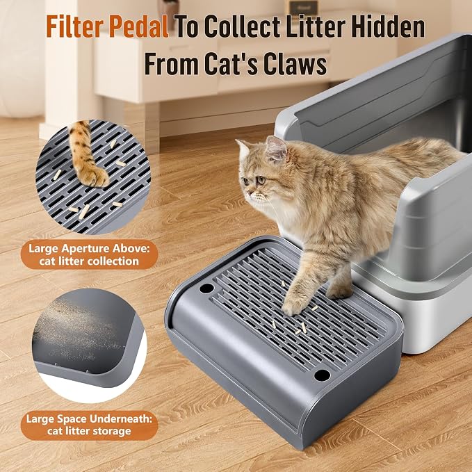 Bartuke Cat Litter Box Step, Cat Litter Ramp Mat - Image 3