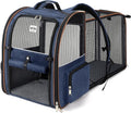 Lekebobor Large Cat Backpack Carrier Expandable Pet Carrier Backpack by LEKEBOBOR