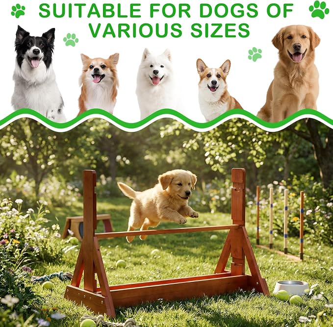 Leinuosen Wooden Dog Agility Jump - Image 6
