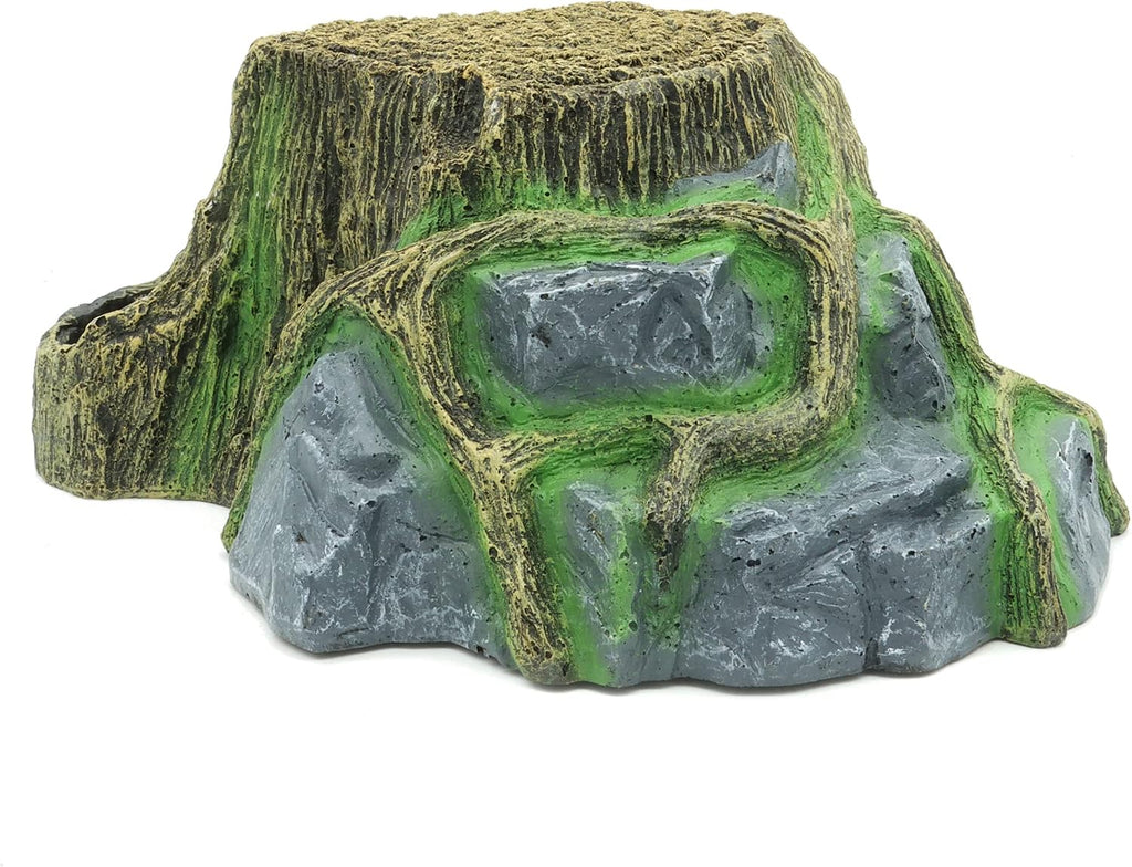Large Resin Turtle Tank Reptile Hideout Cave - GlobalHabitat Supply