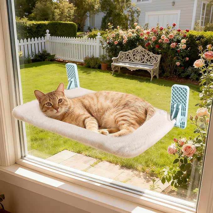 Revolutionary Cat Window Perch Hammock by Suupvaor