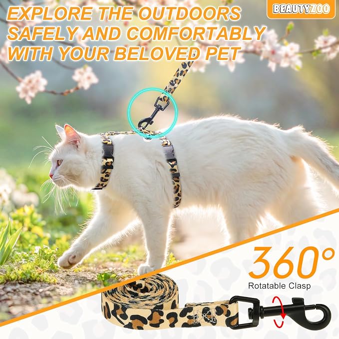 BEAUTYZOO Cat Harness and Leash Set Escape Proof - Image 5
