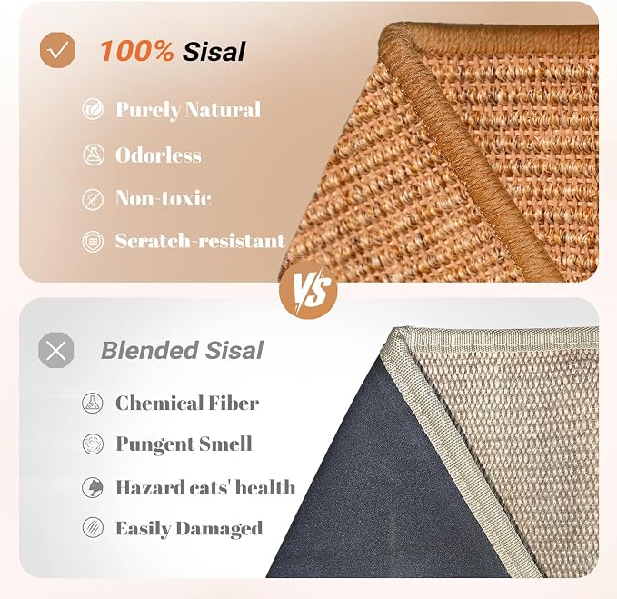 CHEERPALS Sisal Cat Scratcher Mat - Image 3