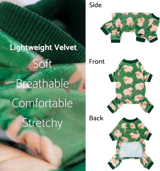 Fitwarm Funny Sheep Dog Pajamas, Warm Winter Dog Clothes - Image 5