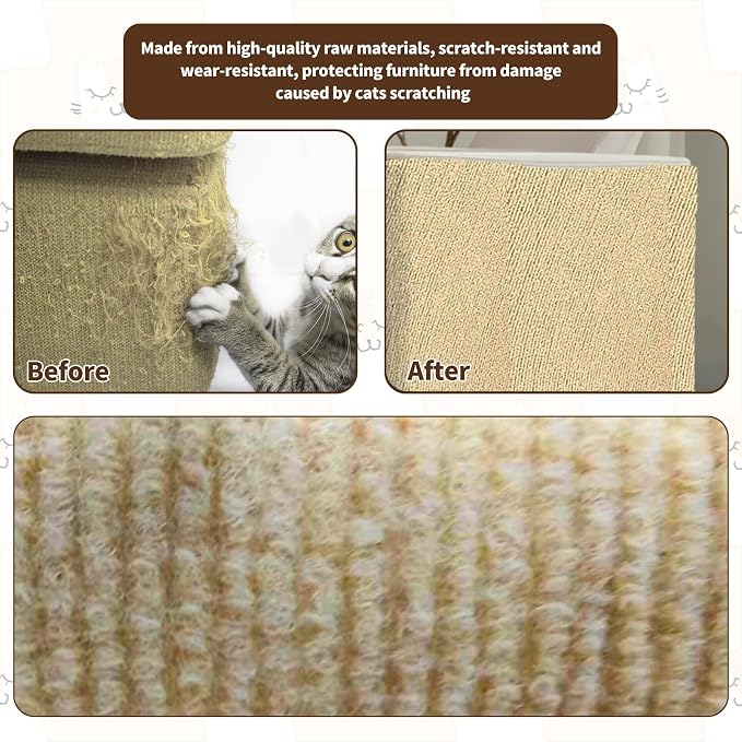 Cat Scratching Mat, Furniture Protector, DIY Cats Scratch Mat - Image 5