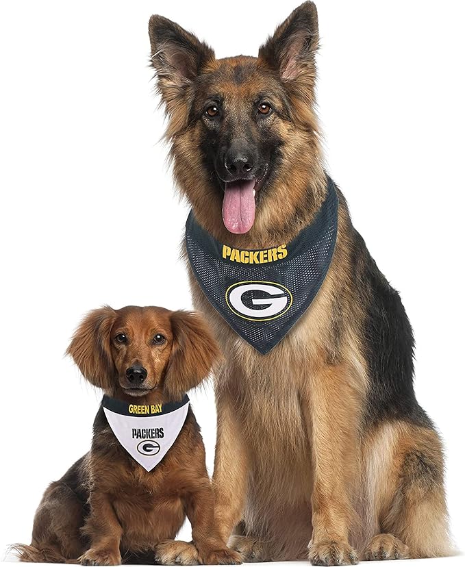 Pets First NFL Green Bay Packers Reversible Bandana Size XX-Large - Image 4