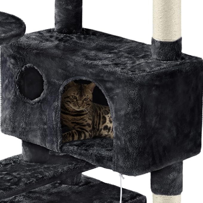 Yaheetech 62in Cat Tree Cat Tower - Image 4
