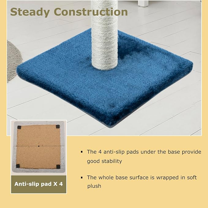 Dimaka 34" Height Tall Cat Scratching Post, Claw Scratcher - Image 3